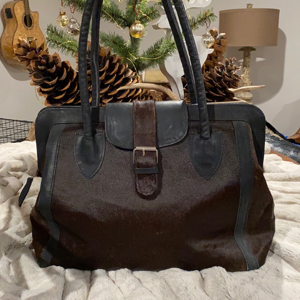 NWOT - Cowhide Leather handbag